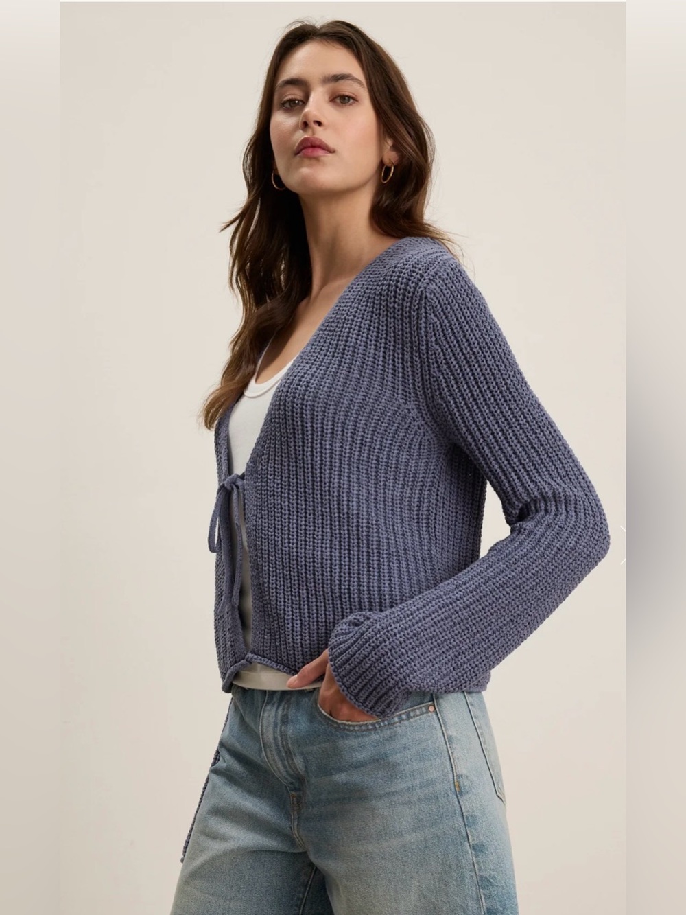 Velvet by Graham & Spencer Thalia Cardigan- Atlas- XL - Picture 3 of 9
